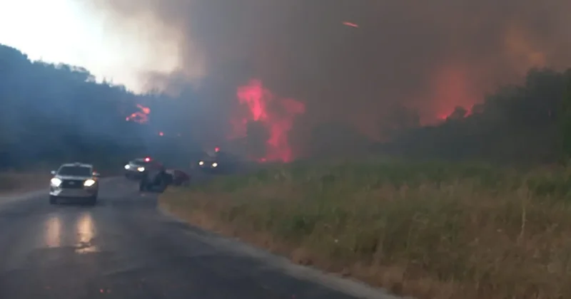 Çanakkale’de otlukta çıkan yangın ormana sıçradı: Havadan ve karadan müdahale sürüyor