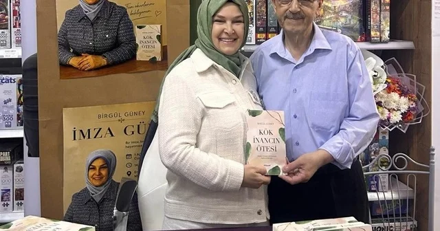 Samsun da imza günü Birgül Güney, Kök İnancın Ötesi kitabını okurları için imzaladı Samsun Haberleri Habertürk Yerel Haberler
