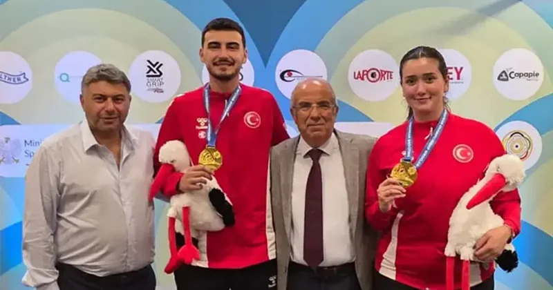 Milli atıcılar Şimal Yılmaz ile Fahrettincan Er Avrupa şampiyonu oldu Spor Haberleri