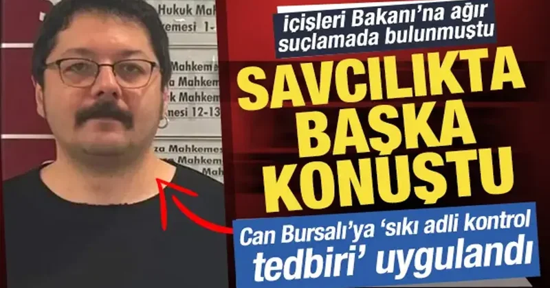 İçişleri Bakanı na ağır suçlamada bulunan Can Bursalı savcılıkta başka konuştu