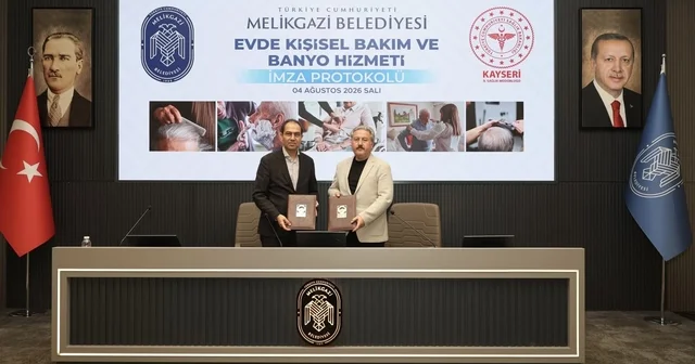 Melikgazi Belediyesi nde evde kişisel bakım hizmeti protokolü imzalandı Kayseri Haberleri Habertürk Yerel Haberler