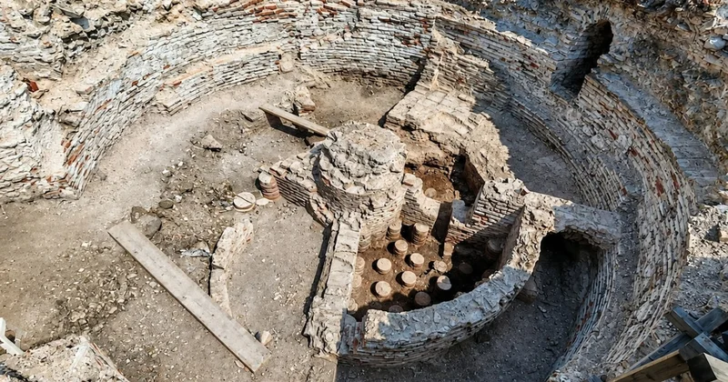1700 yıllık sarayın kulesinde keşfedildi: Yerden ısıtması bile varmış Sözcü Gazetesi