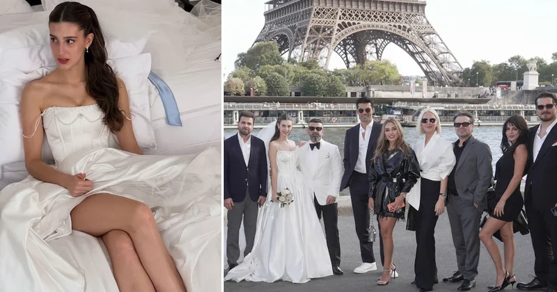 Itır Esen den Eyfel de aile fotoğrafı: Mutlu gününden yeni kareler Sözcü Gazetesi