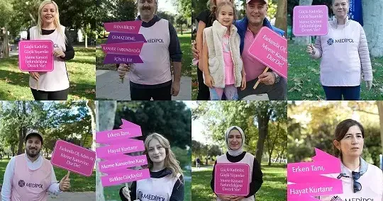Medipol’den Meme Kanseri Farkındalık Ayı ve Dünya Yürüyüş Günü kapsamında etkinlik