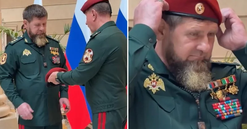 Kadirov artık bordo bereli! Putin den Çeçen lidere büyük terfi
