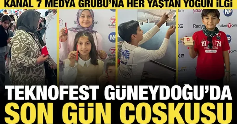 TEKNOFEST te son gün coşkusu: Kanal 7 Medya Grubu na yoğun ilgi