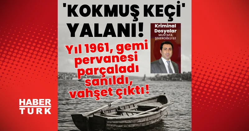 Saldalcıya Kokmuş bir keçi var dedi! Gemi pervanesi parçaladı sanıldı, vahşet çıktı! Son dakika haberleri