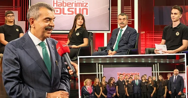 Bakan Tekin, Demirören Medya Lisesi ni ziyaret etti Bu projeyi çok önemsiyoruz