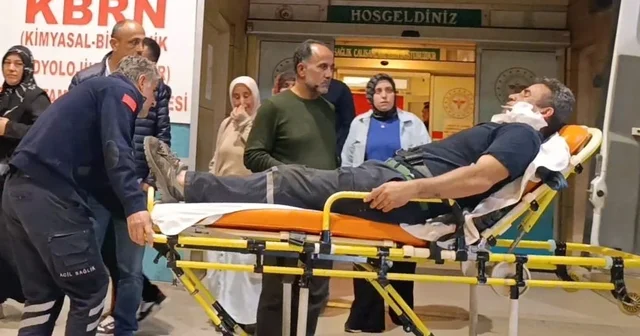 Römork halatı koptu, demir parçası yüzüne saplandı Bursa Haberleri