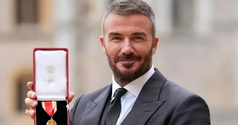 David Beckham Sir oldu Futbol Haberleri