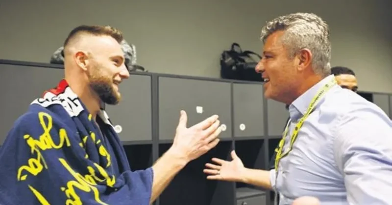 Sadettin Saran derbi zaferi sonrası soluğu soyunma odasında aldı! Dikkat çeken prim sözleri