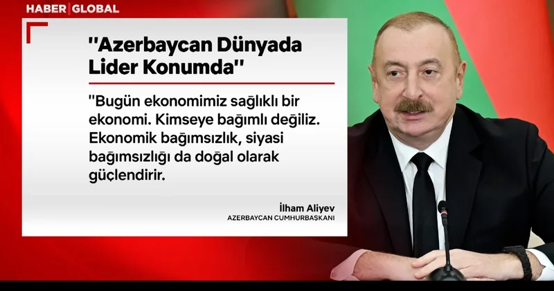 Aliyev: Azerbaycan dünyada lider konumda