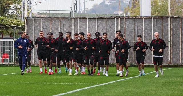 Samsunspor, Hamrun Spartans maçı hazırlıklarını sürdürdü Samsun Haberleri