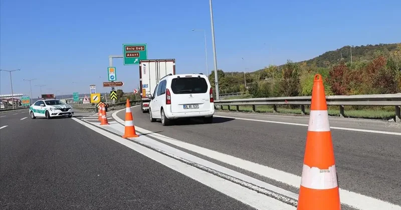 Ara tatilde yola çıkacaklara uyarı: Anadolu Otoyolu’nda 3 ayrı noktada çalışma!