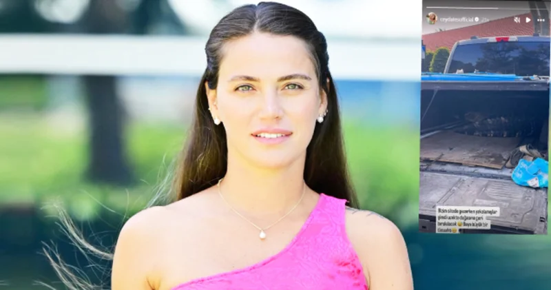 Ceyda Ateş in timsah paniği Magazin haberleri