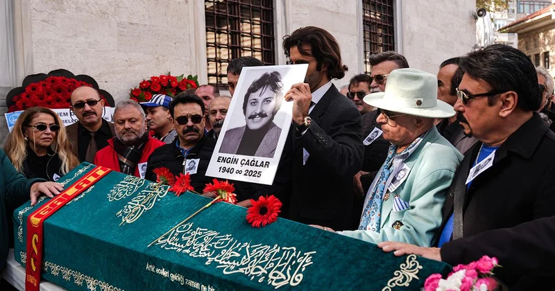 Yeşilçam ın ünlü ismi Engin Çağlar son yolcuğuna uğurlandı