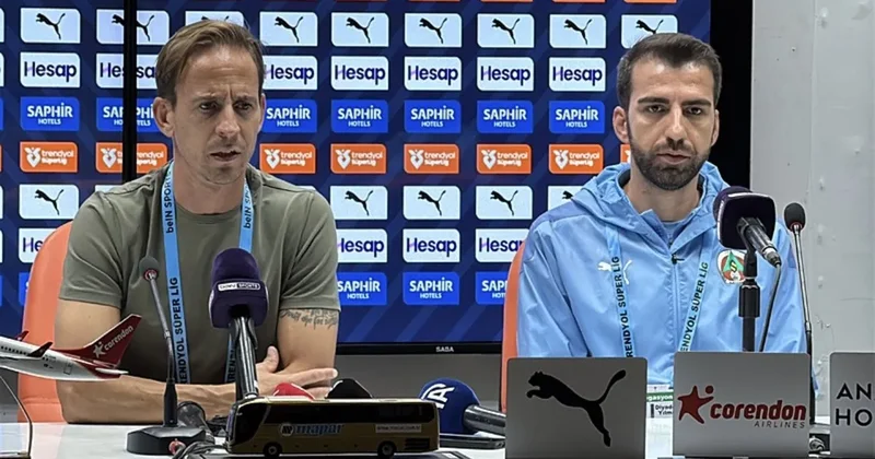 Corendon Alanyaspor Teknik Direktörü Joao Pereira: Adil bir sonuç oldu