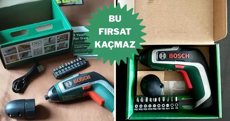 Evde her zaman lazım olacak yardımcınız Bosch IXO 7’nin fiyatı Gülümseten Kasım a özel düştü!