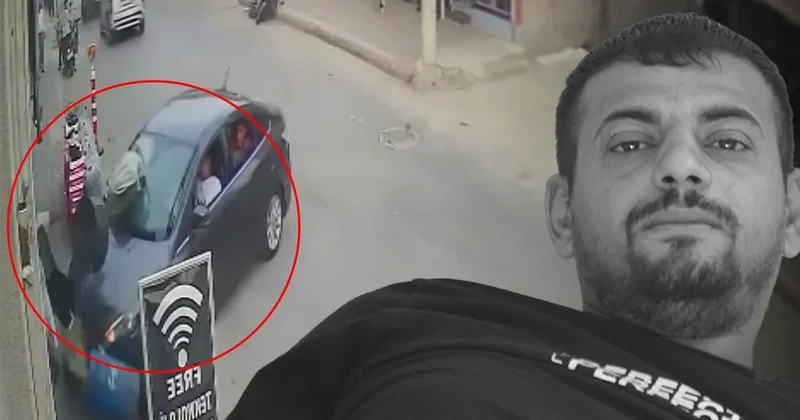 Adana da inanılmaz görüntüler: Ölümden saniyelerle kurtuldu! Sanki biri kafamı sola çevirdi