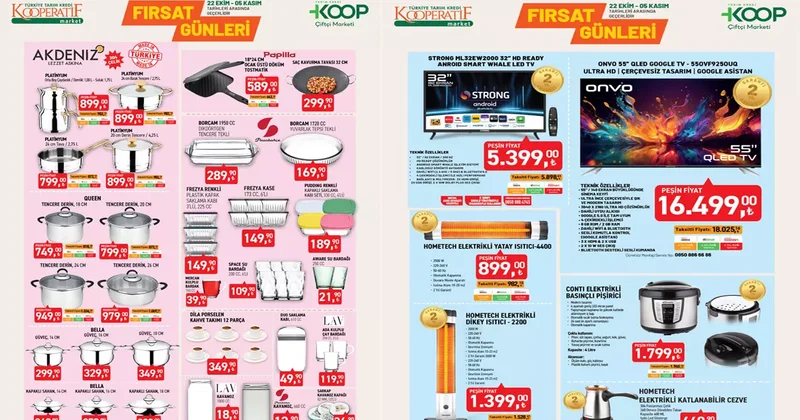 Tarım Kredi Market te indirim günleri başladı! Faydalanmak için son 2 gün