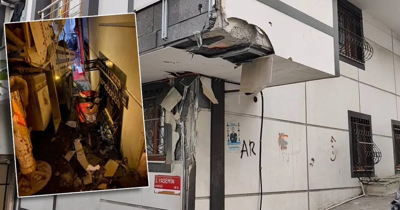 Şoförün hakimiyetini kaybettiği vinç dehşet saçtı!