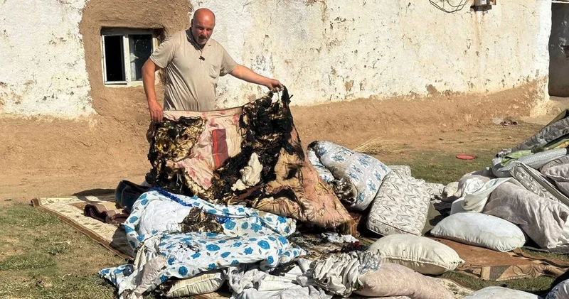 Görülmemiş olay: Bu ailenin eşyaları kendiliğinden yanıyor! Sığındıkları komşularının evi de alev aldı, sokakta kaldılar