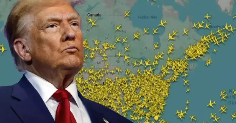 ABD hava sahası her an kapanabilir! İşte kaosun görüntüsü