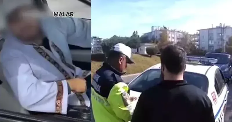 Takke ve cübbe giyip drift attığı görüntüleri takipçileriyle paylaşan sürücüye para cezası