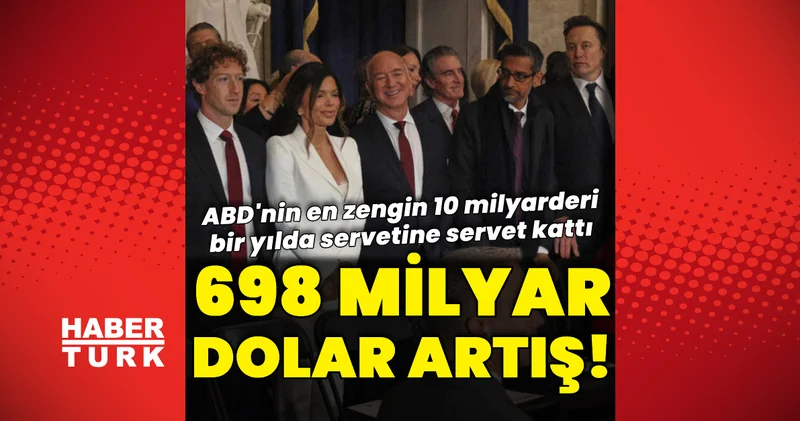 ABD nin en zengin 10 milyarderi servetlerine bir yılda 698 milyar dolar ekledi Dış Haberler