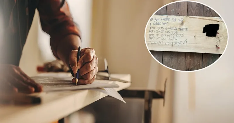 Evini tadilat ederken bulduğu not hayatını değiştirdi Sözcü Gazetesi