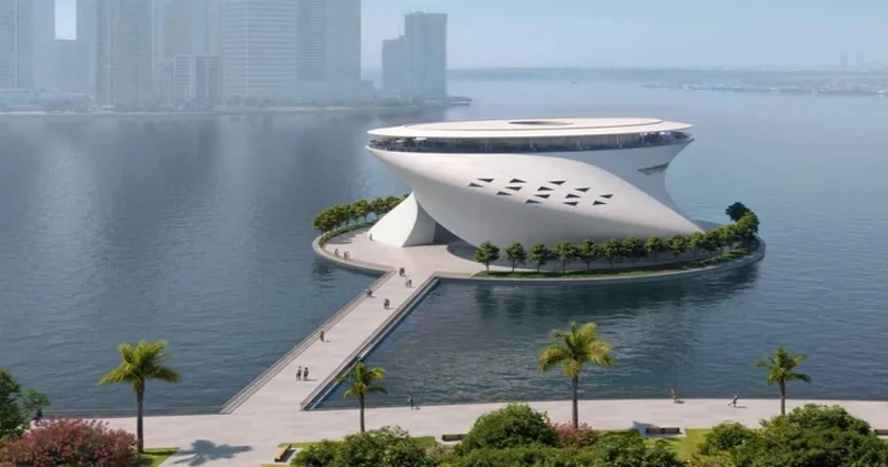 Dubai’nin yeni incisi: Suyla çevrili bu bina turistlerin ilgi odağı olacak