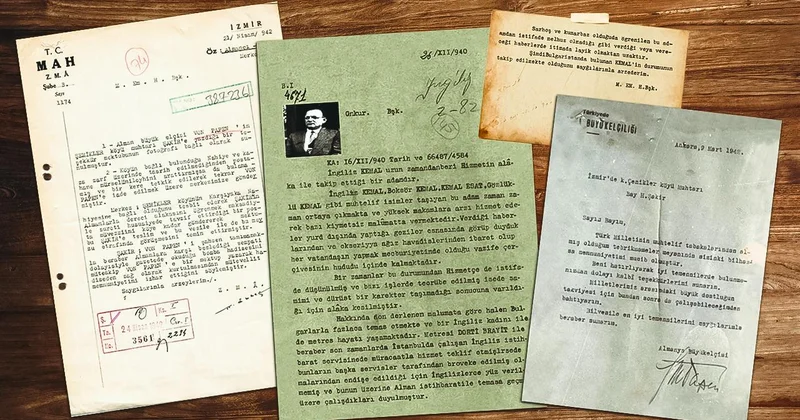 MİT, hakkında romanlar yazılıp filmler çekilen İngiliz Kemal e ilişkin belge paylaştı
