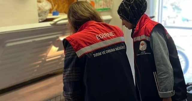 Edirne de gıda satışı yapan işletmeler denetlendi Edirne Haberleri