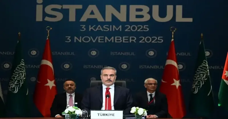 Dışişleri Bakanı Fidan ın ev sahipliğindeki Gazze konulu toplantı başladı