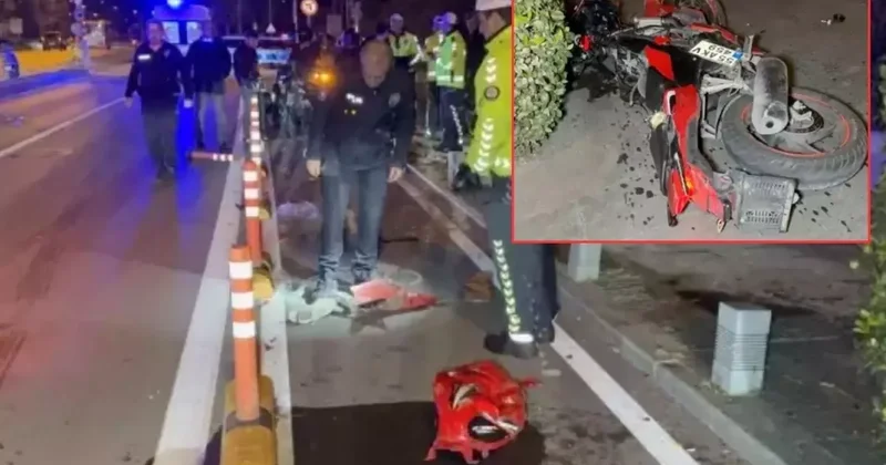 Motosiklet yayaya çarptı! Yaralılar var