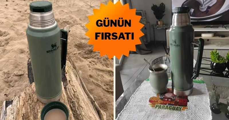 Stanley Klasik serisinin en çok satan termosu Gülümseten Kasım a özel indirimde