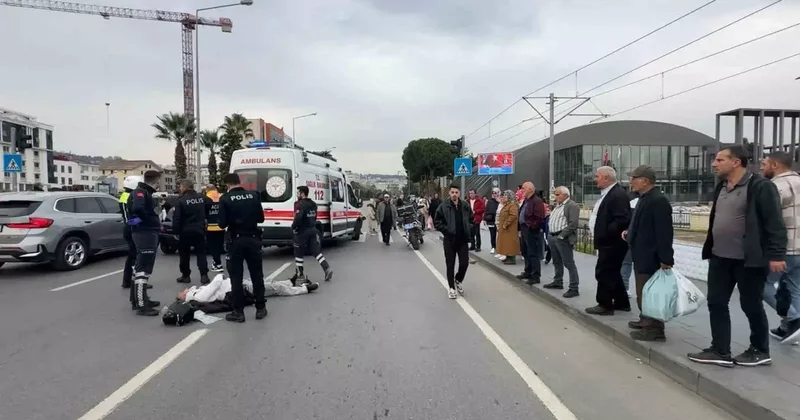 Samsun’da motosiklet kazası: 1 yaralı