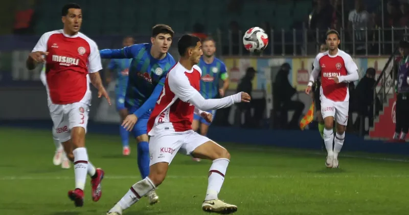 Rizespor son dakikalarda 3 puanı kaptı!