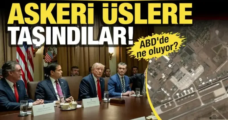 Trump kabinesinde güvenlik alarmı: Üst düzey yetkililer askerî üslere taşındı!