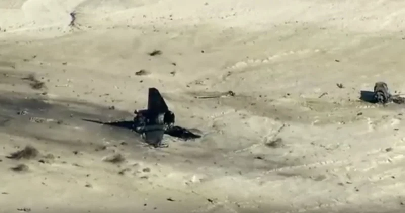 ABD Hava Kuvvetlerinin gösteri uçağı düştü Dış Haberler