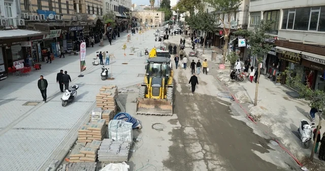 Şanlıurfa Divanyolu modern bir görünüme kavuşuyor Şanlıurfa Haberleri
