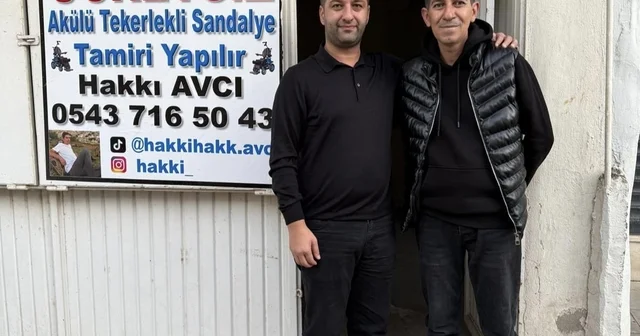Akülü sandalyeleri ücretsiz tamir eden kişiye iş yeri desteği Mardin Haberleri