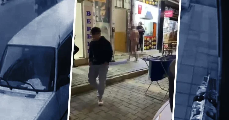 Üzerinde ne var ne yok çıkardı: Sokakta çıplak dolaşan Rus kamerada