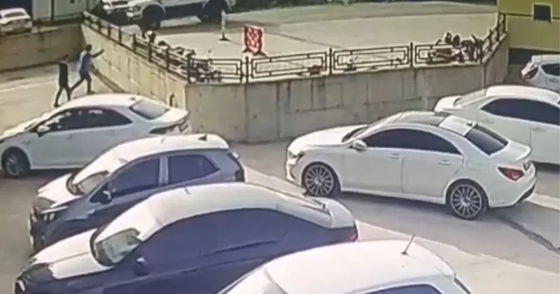 İzmit te okul bahçesine yorgun mermi isabet etti