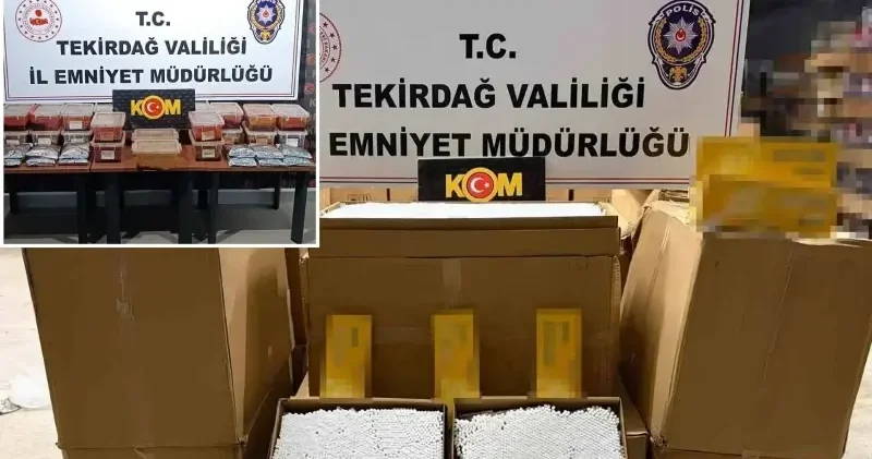 Tekirdağ’da kaçakçılık operasyon: 12 şüpheli gözaltına alındı Tekirdağ Haberleri