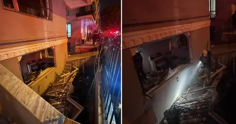İstanbul da bodrum katındaki dairede patlama: İki kişi yaralandı İstanbul Haberleri