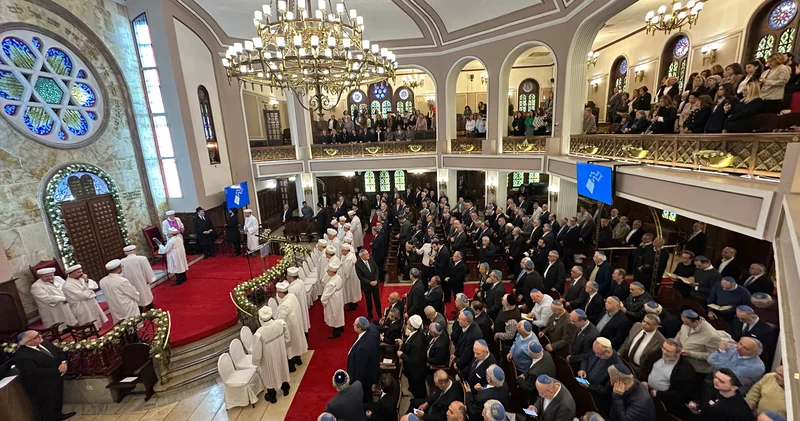 Hahambaşı Rav David Sivi nin göreve kutsama töreni yapıldı Agos