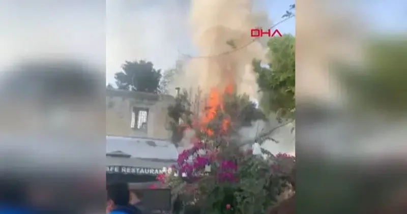 Fatih te restoranda yangın