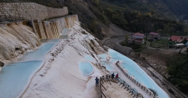 Göksu Travertenleri yılı rekor ziyaretçiyle kapatıyor Giresun Haberleri