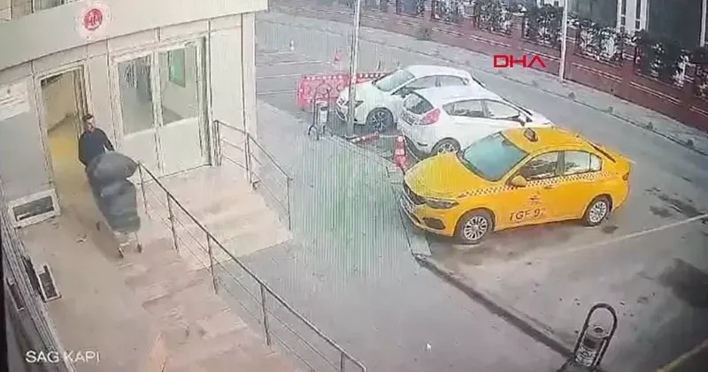 Büyükçekmece Adliyesi ndeki hırsızlık görüntüleri ortaya çıktı